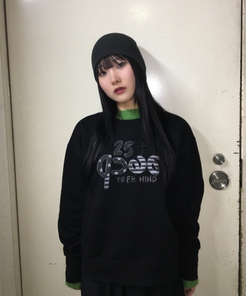 JEANASIS（ジーナシス）の「【25quee】カコウロゴスウェットLS/629955（スウェット・レディース・ブラック/ブラウン/グレー・FREE）」の20枚目の写真