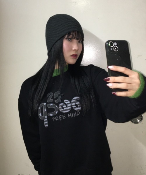 JEANASIS（ジーナシス）の「【25quee】カコウロゴスウェットLS/629955（スウェット・レディース・ブラック/ブラウン/グレー・FREE）」の21枚目の写真