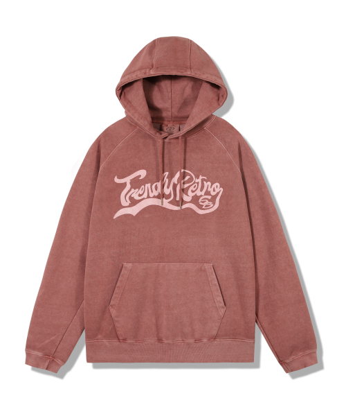 GUBIN(グビン)の「ピグメントウェーブロゴフードパーカー - インディピンク(パーカー・レディース・その他・SMALL/MEDIUM/LARGE)」の2枚目の写真