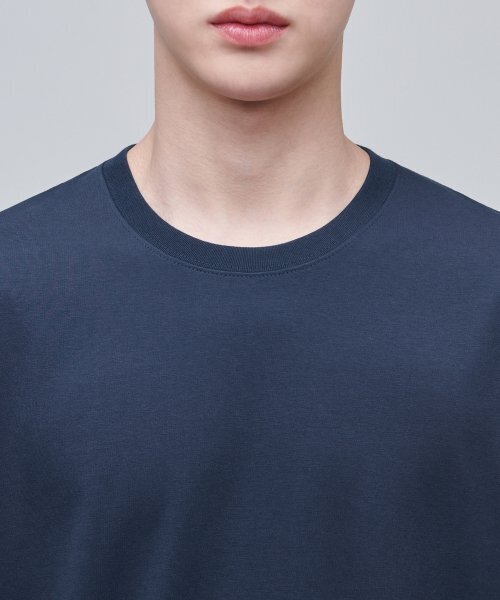 MUSINSA STANDARD（ムシンサスタンダード）の「[クールタンダード] ベーシッククルーネックTシャツ [ターコイズ]（Tシャツ/カットソー・メンズ・その他・XXX-LARGE/SMALL/MEDIUM/LARGE/X-LARGE/XX-LARGE）」の4枚目の写真