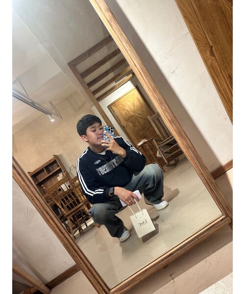 TRILLION(トリリオン)の「サイドタックスナップボタンワイドデニムパンツ(ブラック)(デニムパンツ・レディース・その他・MEDIUM/LARGE/X-LARGE/SMALL)」の19枚目の写真