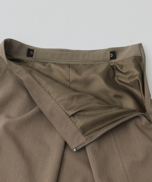 PUBLIC TOKYO（パブリックトウキョウ）の「ラップフレアスカート（スカート・レディース・ブラック/モカ・1/2）」の22枚目の写真