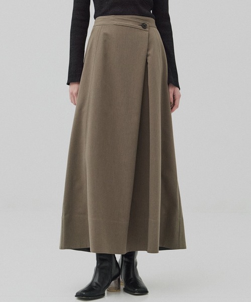 ラップフレアスカート（スカート）｜PUBLIC TOKYO（パブリック