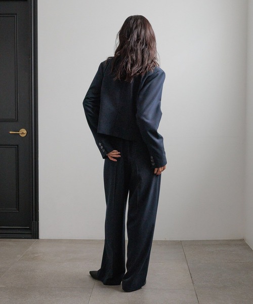 LOWRYS FARM(ローリーズファーム)の「daymeワイドパンツ 628100(スラックス・レディース・ブラック/ネイビー・MEDIUM/LARGE)」の6枚目の写真