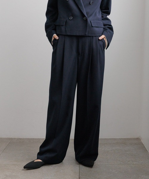 LOWRYS FARM(ローリーズファーム)の「daymeワイドパンツ 628100(スラックス・レディース・ブラック/ネイビー・MEDIUM/LARGE)」の8枚目の写真