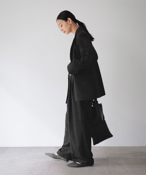 LOWRYS FARM(ローリーズファーム)の「daymeワイドパンツ 628100(スラックス・レディース・ブラック/ネイビー・MEDIUM/LARGE)」の15枚目の写真