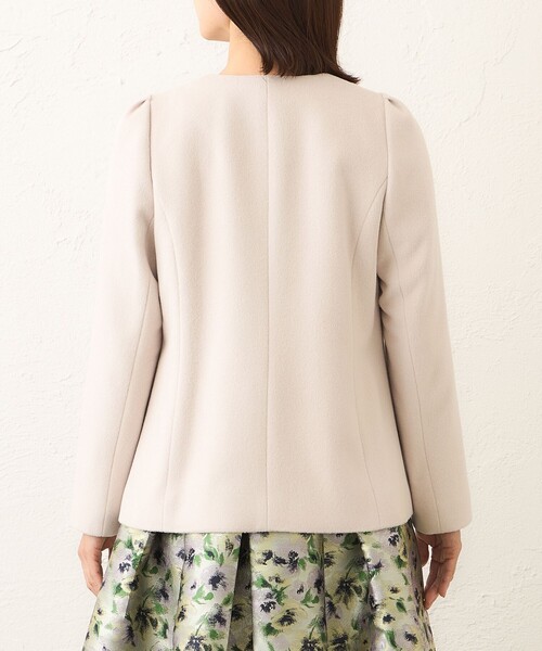 TO BE CHIC（トゥー ビー シック）の「ファーコンビ アンゴラウールコート（その他アウター・レディース・ピンク系その他2/ブラック・40/42）」の12枚目の写真