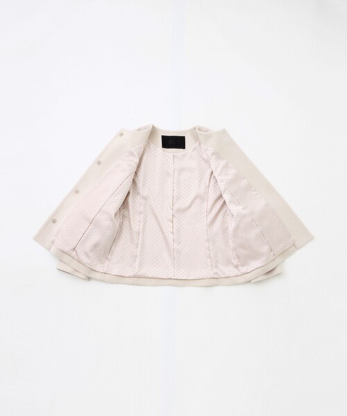TO BE CHIC（トゥー ビー シック）の「ファーコンビ アンゴラウールコート（その他アウター・レディース・ピンク系その他2/ブラック・40/42）」の4枚目の写真
