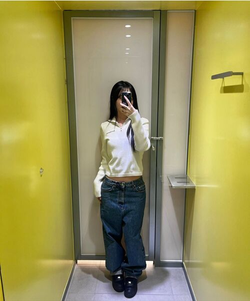 Rest&Recreation（レストアンドレクリエーション）の「RR WIDE JEANS - BLUE（デニムパンツ・レディース・その他・SMALL/MEDIUM/LARGE）」の4枚目の写真