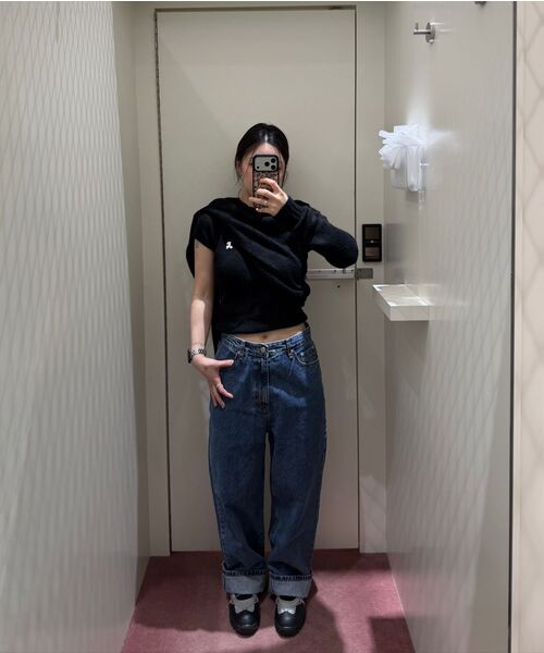 Rest&Recreation（レストアンドレクリエーション）の「RR WIDE JEANS - BLUE（デニムパンツ・レディース・その他・SMALL/MEDIUM/LARGE）」の5枚目の写真
