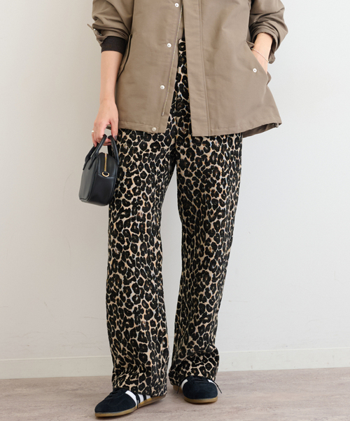 JOURNAL STANDARD relume(ジャーナルスタンダード レリューム)の「《WEB限定追加》レオパードジャガードパンツ(その他パンツ・レディース・ベージュ・38)」の15枚目の写真