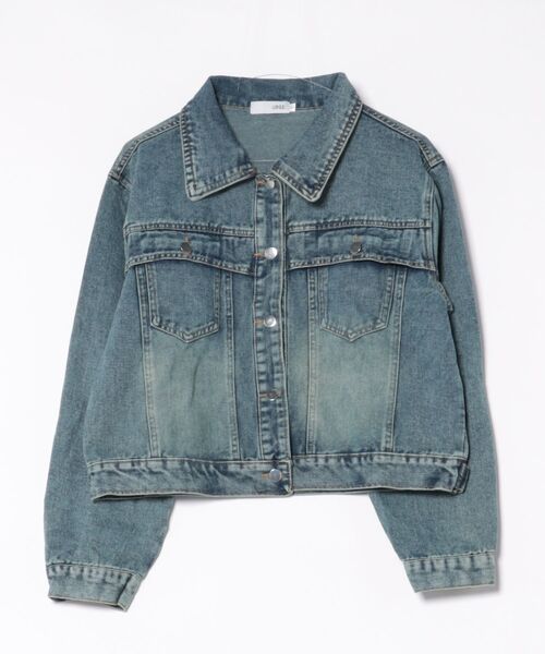 urge:(アージコロン )の「【URGE:】デニムジャケット(デニムジャケット・レディース・ライトブルー・X-LARGE/MEDIUM/LARGE/SMALL)」の4枚目の写真