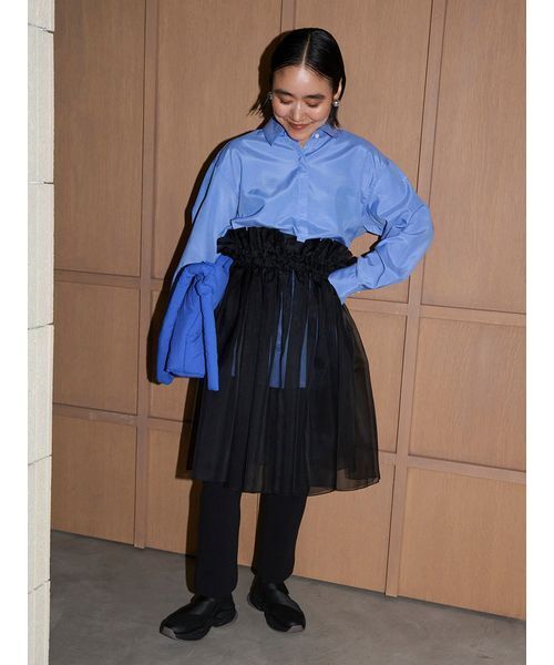 emmi（エミ）の「【セットアップ対応】【金子綾 for emmi】トラウザーズパンツ（その他パンツ・レディース・ブラック/ブラウン・0/1）」の5枚目の写真