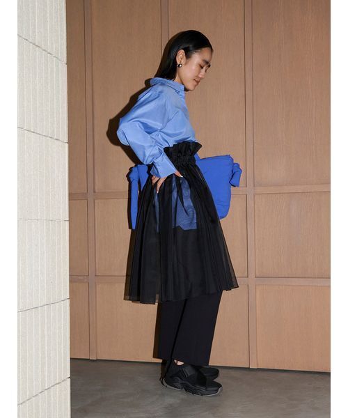 emmi（エミ）の「【セットアップ対応】【金子綾 for emmi】トラウザーズパンツ（その他パンツ・レディース・ブラック/ブラウン・0/1）」の6枚目の写真