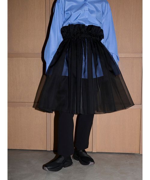 emmi（エミ）の「【セットアップ対応】【金子綾 for emmi】トラウザーズパンツ（その他パンツ・レディース・ブラック/ブラウン・0/1）」の7枚目の写真