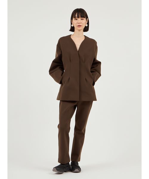 emmi（エミ）の「【セットアップ対応】【金子綾 for emmi】トラウザーズパンツ（その他パンツ・レディース・ブラック/ブラウン・0/1）」の19枚目の写真