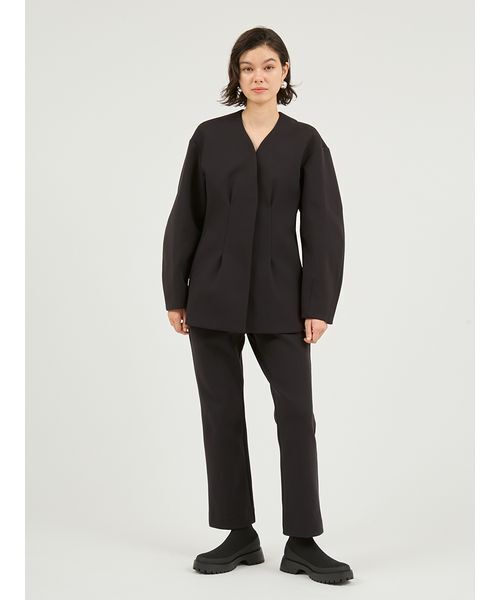 emmi（エミ）の「【セットアップ対応】【金子綾 for emmi】トラウザーズパンツ（その他パンツ・レディース・ブラック/ブラウン・0/1）」の22枚目の写真