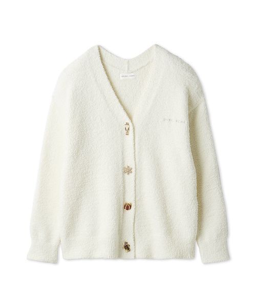 セール】【Steam Whip】デザインボタンカーディガン（ルームウェア