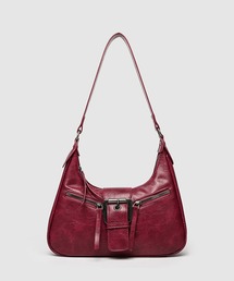 lulufa（ルルファ）の「ダブルジップベルトショルダーバッグ/Y2K/グランジ/韓国（ショルダーバッグ）」