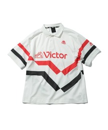 Kappa(Jbp)́yVictor × Kappa directed by TAKUMI YUGEzShort Sleeve Football Game Shirts(̑gbvX)