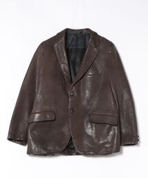 M TO R（ムウトアール）の「LETHER 2BUTTOM BOXY JACKET（テーラードジャケット）」