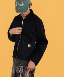 THRIFTY LOOK/スリフティールック US CARHARTT ACTIVE FILM JACKET ダック地 フルジップ ジャケット