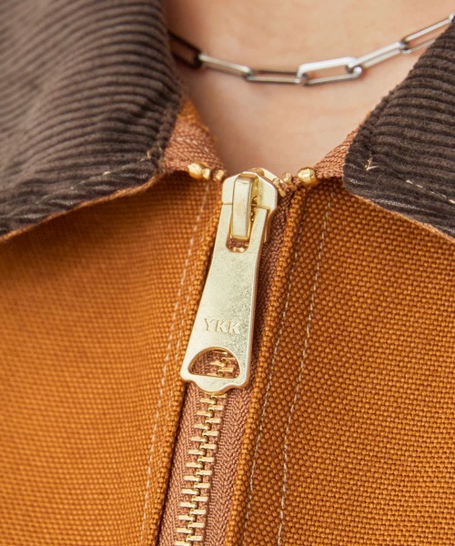 THRIFTY LOOK（スリフティールック）の「THRIFTY LOOK/スリフティールック US CARHARTT ACTIVE FILM JACKET ダック地 フルジップ ジャケット（ブルゾン・メンズ・ブラウン/ブラック・M/L）」の16枚目の写真