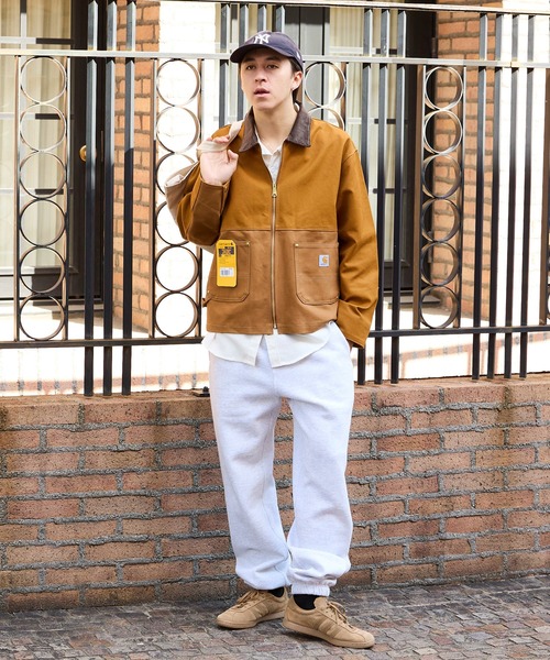 THRIFTY LOOK(スリフティールック)の「THRIFTY LOOK/スリフティールック US CARHARTT ACTIVE FILM JACKET ダック地 フルジップ ジャケット(ブルゾン・メンズ・ブラウン/ブラック・M/L)」の13枚目の写真