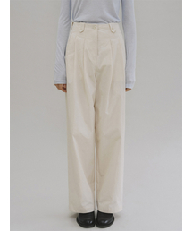 Amber cotton wide pants (butter)