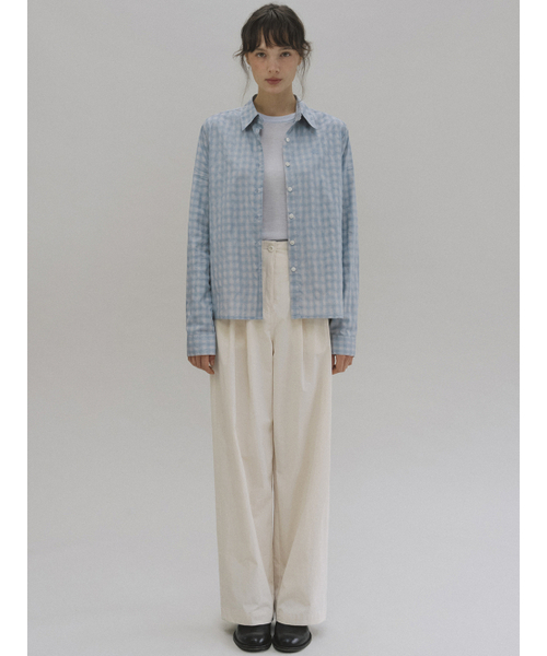 ANDNEEDS（アンドニーズ）の「Amber cotton wide pants (butter)（その他パンツ・レディース・その他・SMALL/MEDIUM）」の2枚目の写真