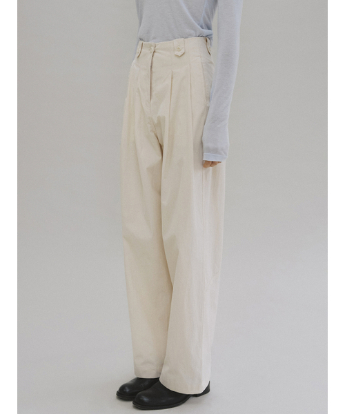 ANDNEEDS（アンドニーズ）の「Amber cotton wide pants (butter)（その他パンツ・レディース・その他・SMALL/MEDIUM）」の3枚目の写真