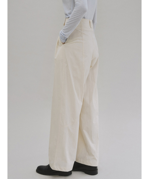 ANDNEEDS（アンドニーズ）の「Amber cotton wide pants (butter)（その他パンツ・レディース・その他・SMALL/MEDIUM）」の4枚目の写真