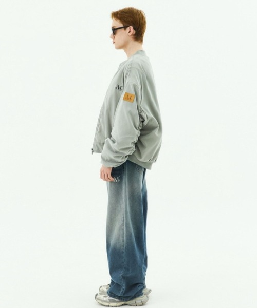 MUCENT(ムセント)の「【UNISEX】MUCENT/MA-1シャーリングジャケット(MA-1・レディース・ブラック/グレー・FREE)」の5枚目の写真