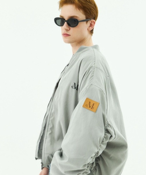 MUCENT(ムセント)の「【UNISEX】MUCENT/MA-1シャーリングジャケット(MA-1・レディース・ブラック/グレー・FREE)」の7枚目の写真