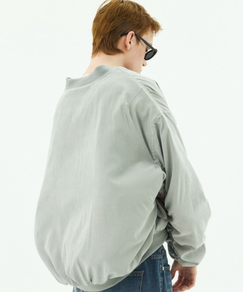 MUCENT(ムセント)の「【UNISEX】MUCENT/MA-1シャーリングジャケット(MA-1・レディース・ブラック/グレー・FREE)」の9枚目の写真