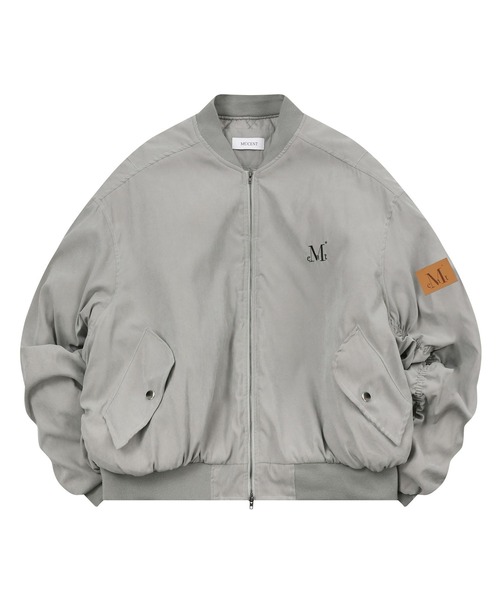 MUCENT(ムセント)の「【UNISEX】MUCENT/MA-1シャーリングジャケット(MA-1・レディース・ブラック/グレー・FREE)」の10枚目の写真