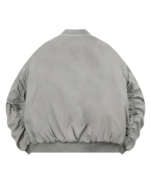 MUCENT(ムセント)の「【UNISEX】MUCENT/MA-1シャーリングジャケット(MA-1・レディース・ブラック/グレー・FREE)」の11枚目の写真