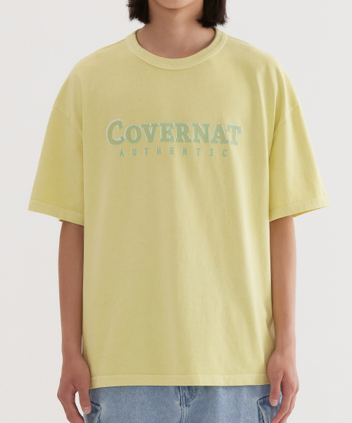 COVERNAT（カバーナット）の「ネオン ロゴ ダイイング Tシャツ Lime（Tシャツ/カットソー・レディース・その他・X-SMALL/SMALL/MEDIUM/LARGE/X-LARGE/XX-LARGE）」の3枚目の写真