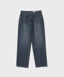 5P WIDE DENIM PANTS (FADED INDIGO)