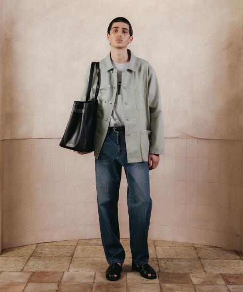 SHIRTER(シャーター)の「5P WIDE DENIM PANTS (FADED INDIGO)(デニムパンツ・メンズ・その他・SMALL/MEDIUM/LARGE)」の3枚目の写真