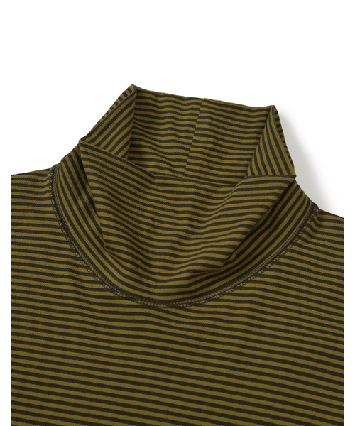 MMLG（エムエムエルジー）の「[Mmlg] STRIPE TURTLENECK LSV-T (YELLOW)（Tシャツ/カットソー・レディース・その他・SMALL/MEDIUM/LARGE/X-LARGE）」の3枚目の写真