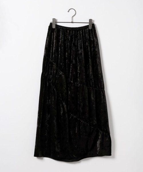 GEORGE'S（ジョージズ）の「ティアードベロアスカート（スカート・レディース・ブラウン/ブラック・MEDIUM/SMALL）」の13枚目の写真