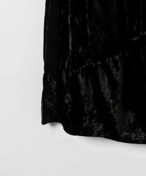 GEORGE'S（ジョージズ）の「ティアードベロアスカート（スカート・レディース・ブラウン/ブラック・MEDIUM/SMALL）」の15枚目の写真