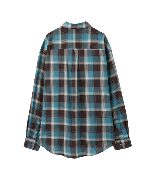 AREUBAN(アルバン)の「ミントチョコチェックシャツ_アイスミント(シャツ/ブラウス・メンズ・ミント・2/4/3)」の2枚目の写真