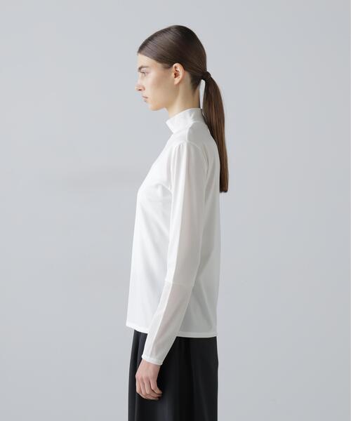 ADORE(アドーア)の「◆ハイツイストスムーストップス(Tシャツ/カットソー・レディース・ホワイト/ブラック・38)」の9枚目の写真