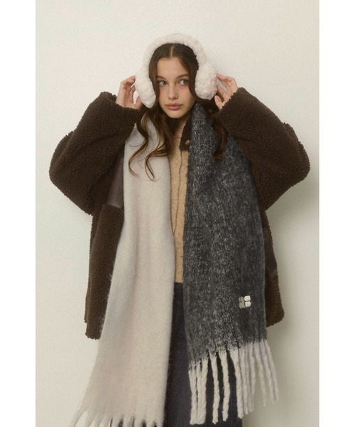 ALEXIA STAM（アリシアスタン）の「Logo Earmuffs /ASロゴイヤーマフ（イヤーマフ・レディース・ホワイト/ブラック・FREE）」の4枚目の写真