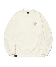 CIRCLE EMB LOGO SWEATSHIRT (IVORY)[LRSSCTM706M]