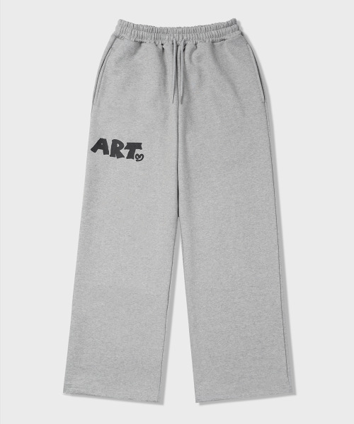 MIM the wardrobe(ミームザワードローブ)の「ワンハートスウェットパンツ_グレー(スウェットパンツ・レディース・その他・SMALL/MEDIUM/LARGE)」の1枚目の写真