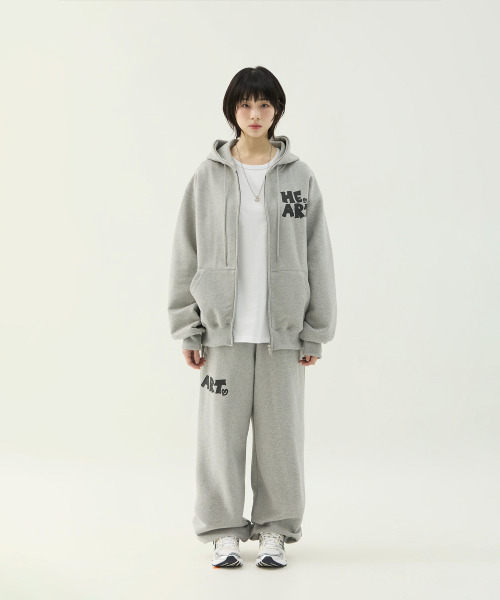 MIM the wardrobe(ミームザワードローブ)の「ワンハートスウェットパンツ_グレー(スウェットパンツ・レディース・その他・SMALL/MEDIUM/LARGE)」の4枚目の写真
