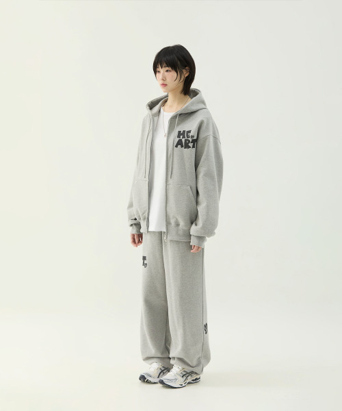 MIM the wardrobe(ミームザワードローブ)の「ワンハートスウェットパンツ_グレー(スウェットパンツ・レディース・その他・SMALL/MEDIUM/LARGE)」の5枚目の写真